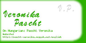 veronika pascht business card